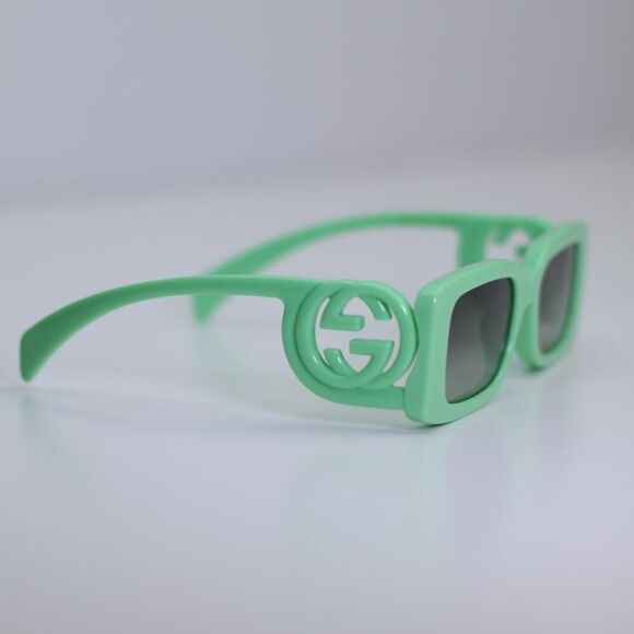 NEW Gucci Sunglasses GG1325S 004 Green / Green Gradient Unisex Authentic - Picture 3 of 10